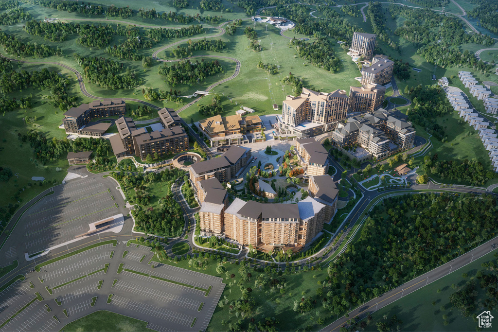 Aerial overview of property\'s location