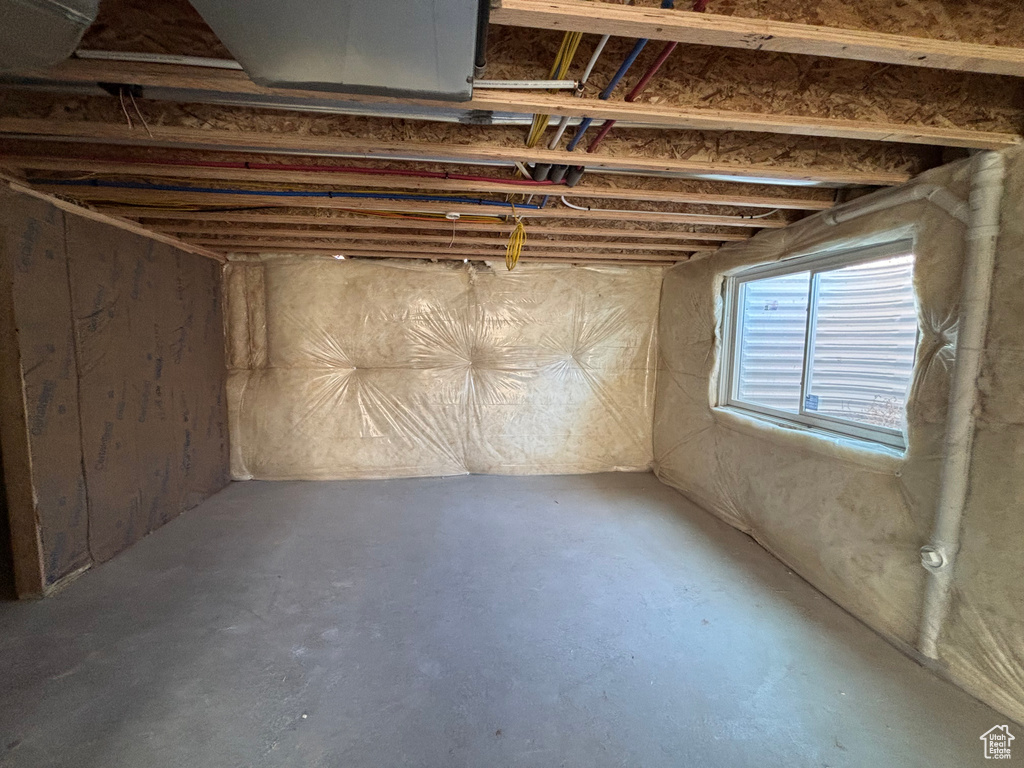 View of basement