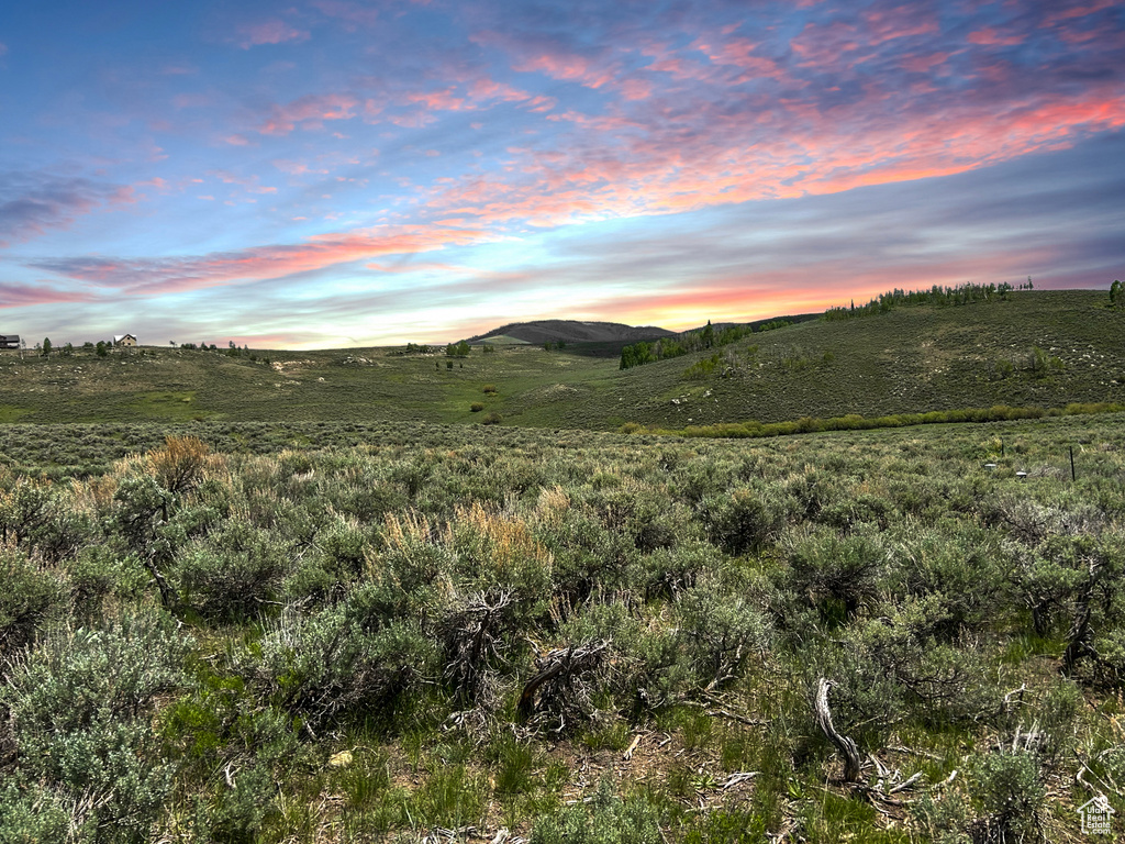 Mountain view featuring rural landscape