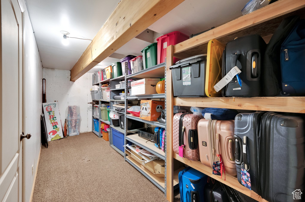 View of storage room