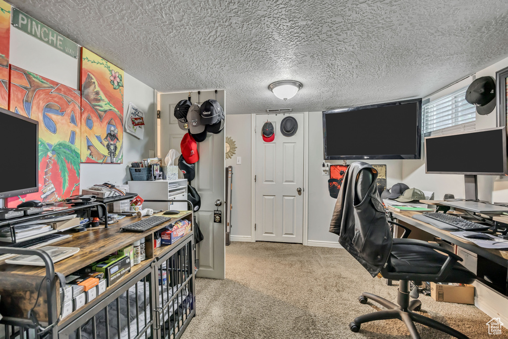 View of carpeted office