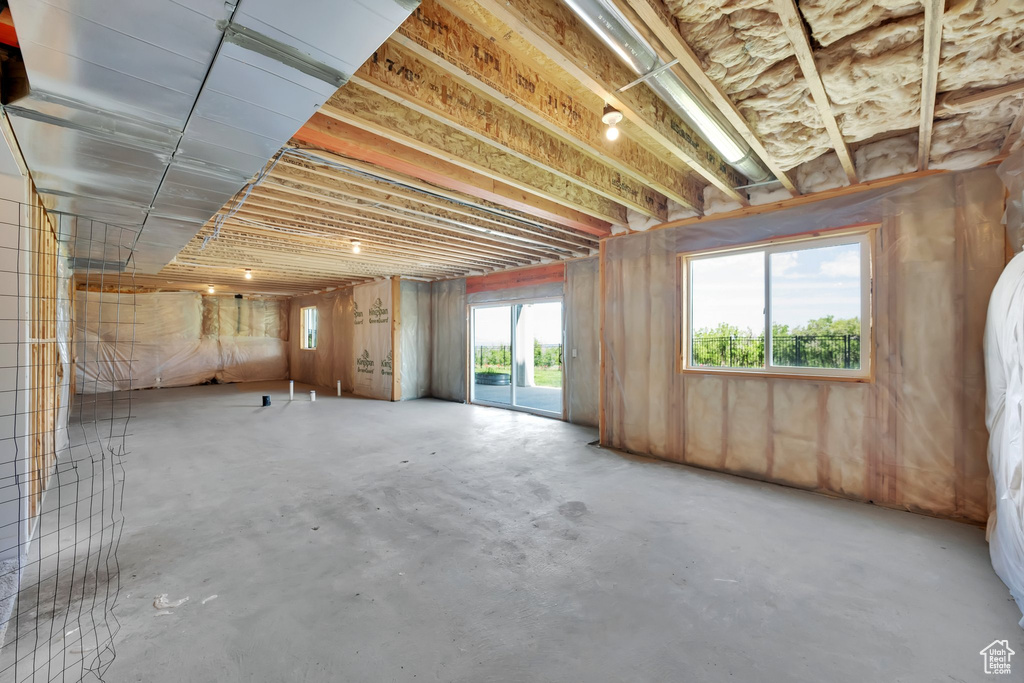 View of basement