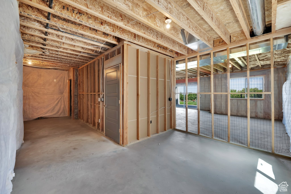 View of basement