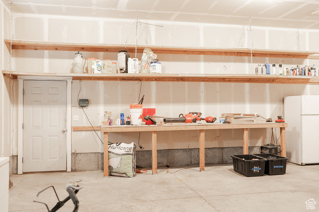 View of storage area