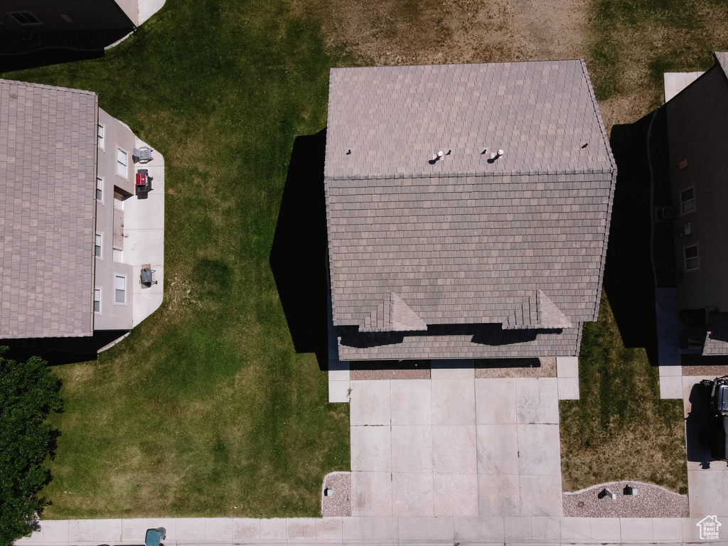 View from above of property