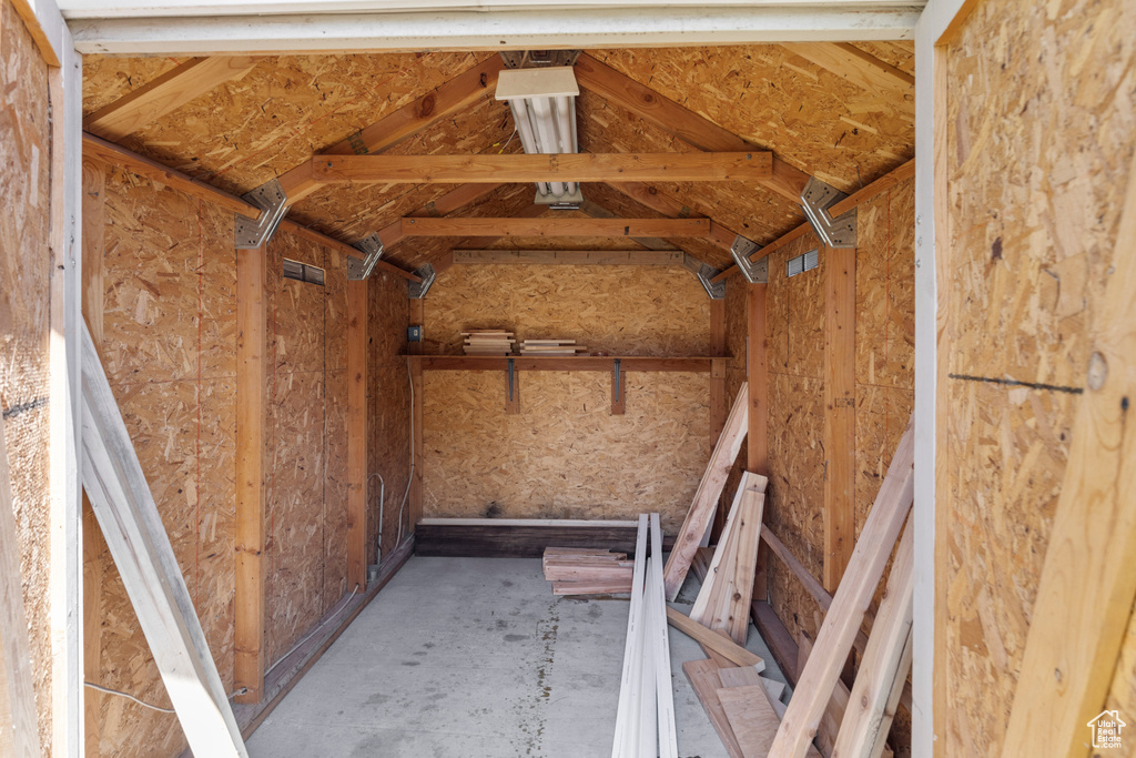 View of storage room