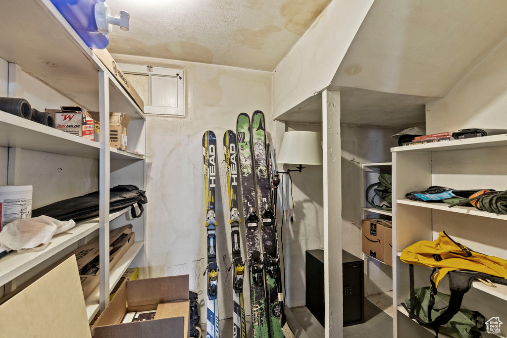 View of storage area