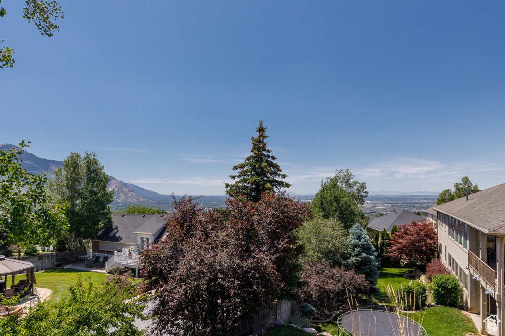 View of mountain backdrop