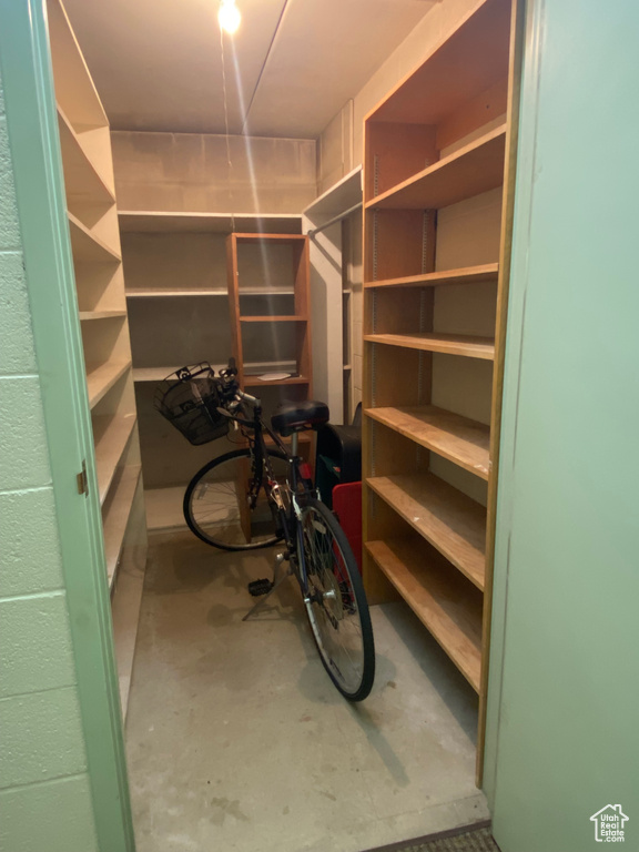 View of storage room