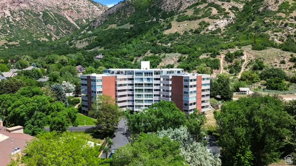 View of apartment building / complex with a mountain view