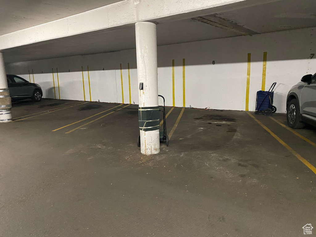 View of parking garage
