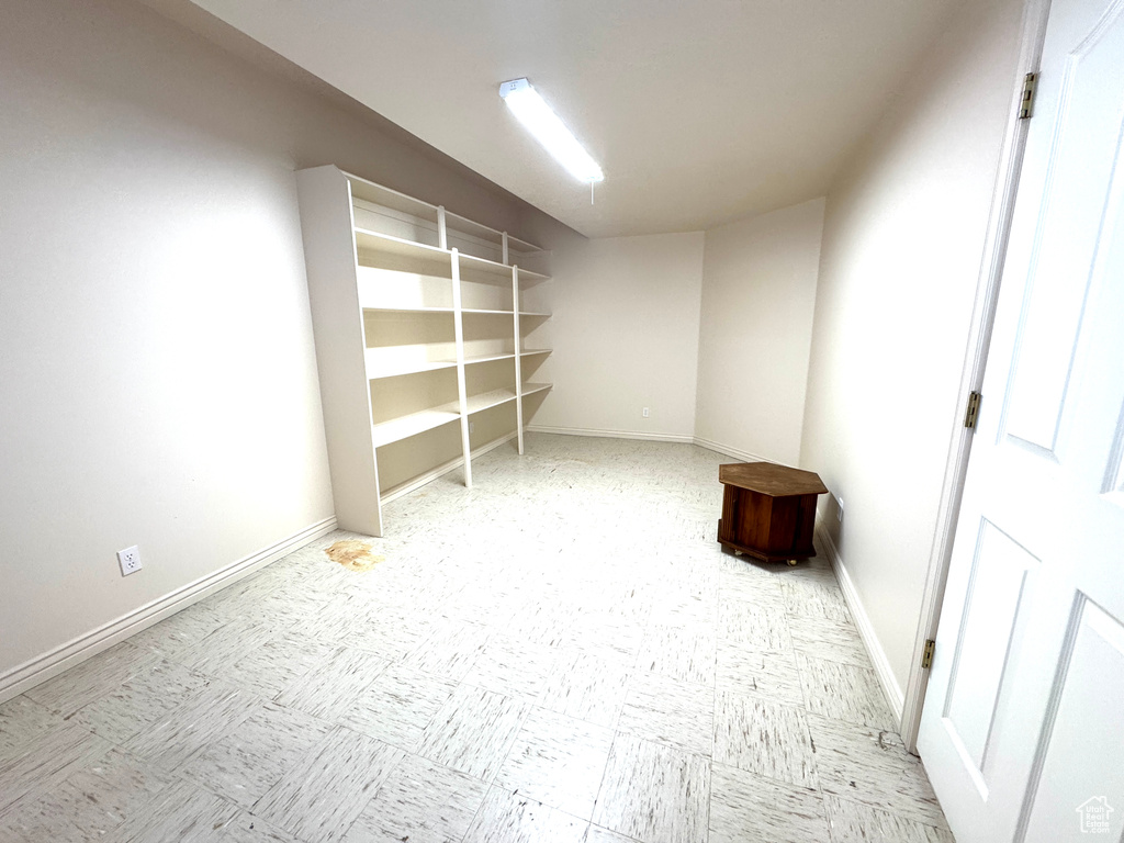 View of storage room