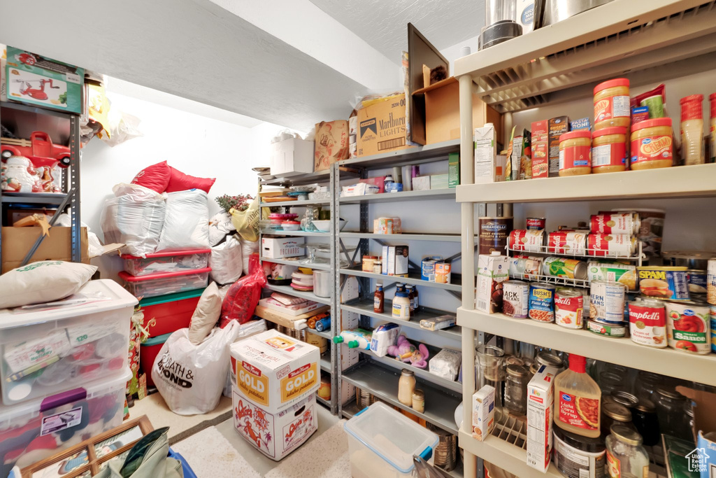 View of storage area