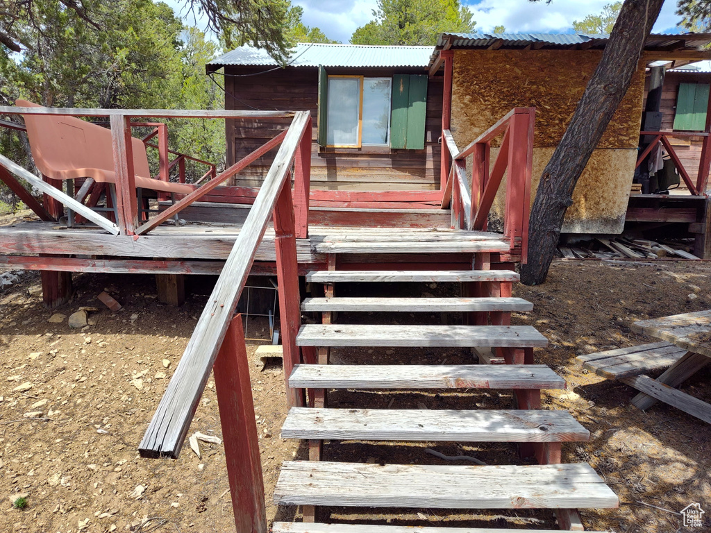 View of deck