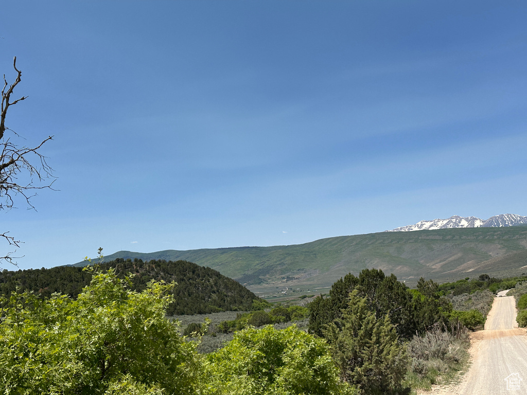 View of mountain backdrop