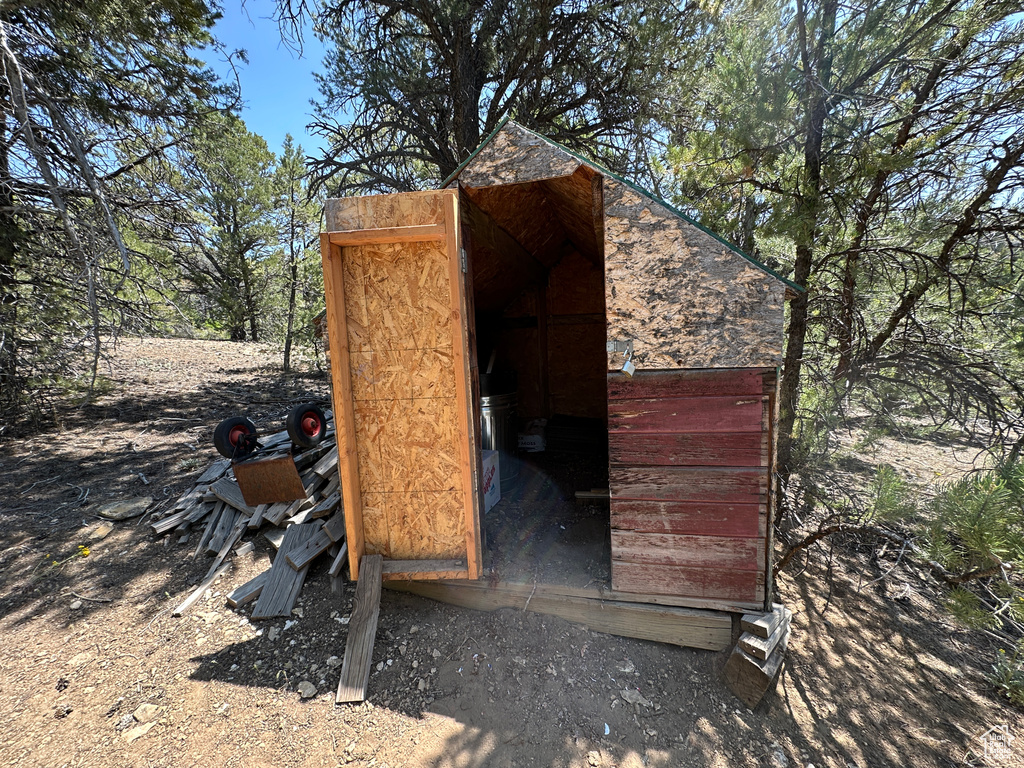 View of outbuilding