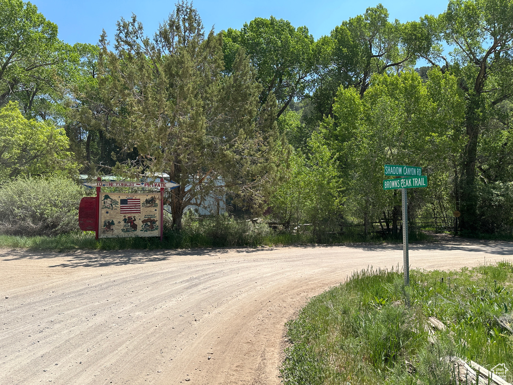 View of dirt / gravel road
