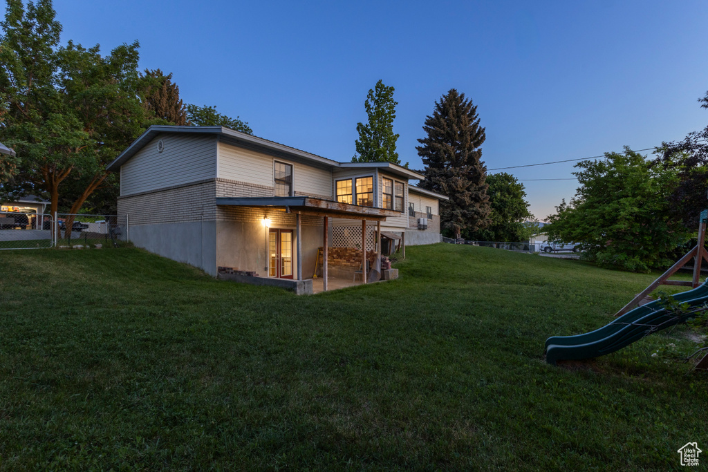 View of back of property