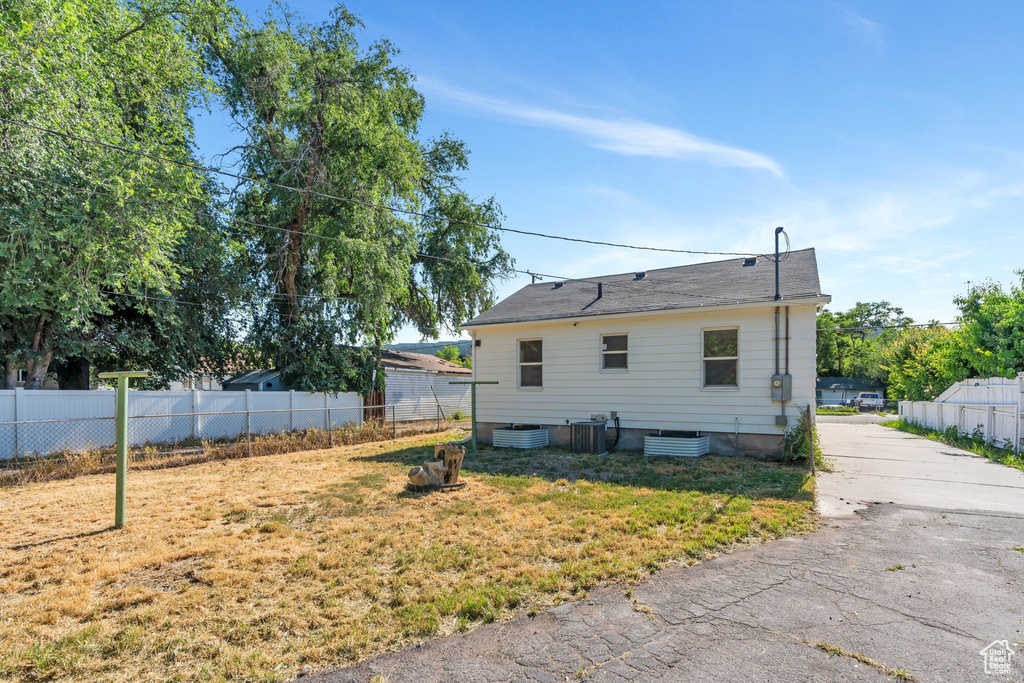 View of back of property