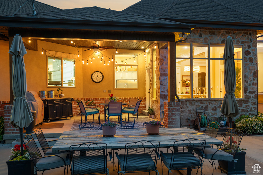 View of patio / terrace with outdoor dining space