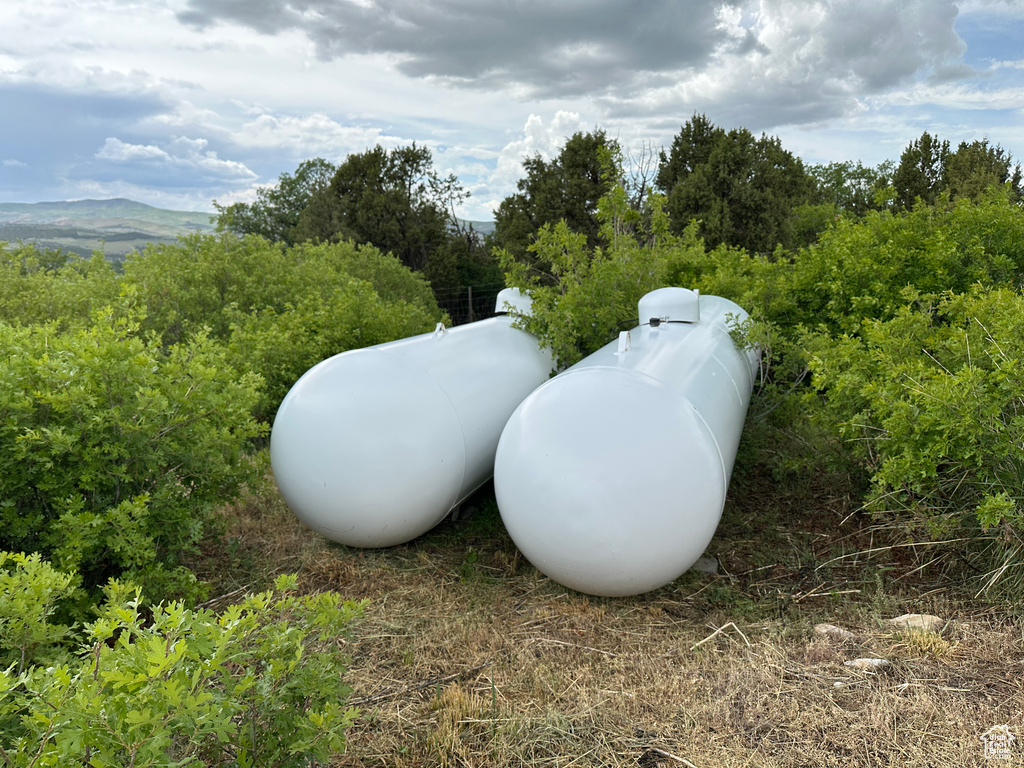 Exterior view of heating fuel tank