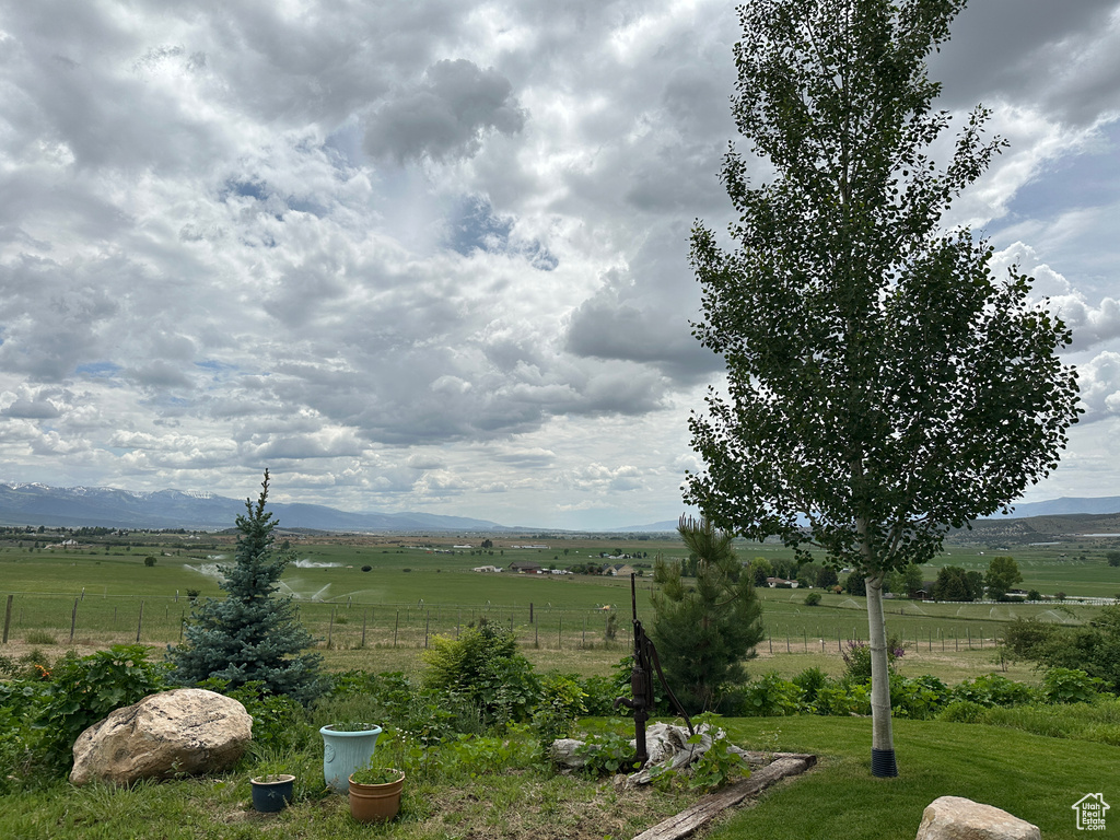 View of yard with a view of rural / pastoral area