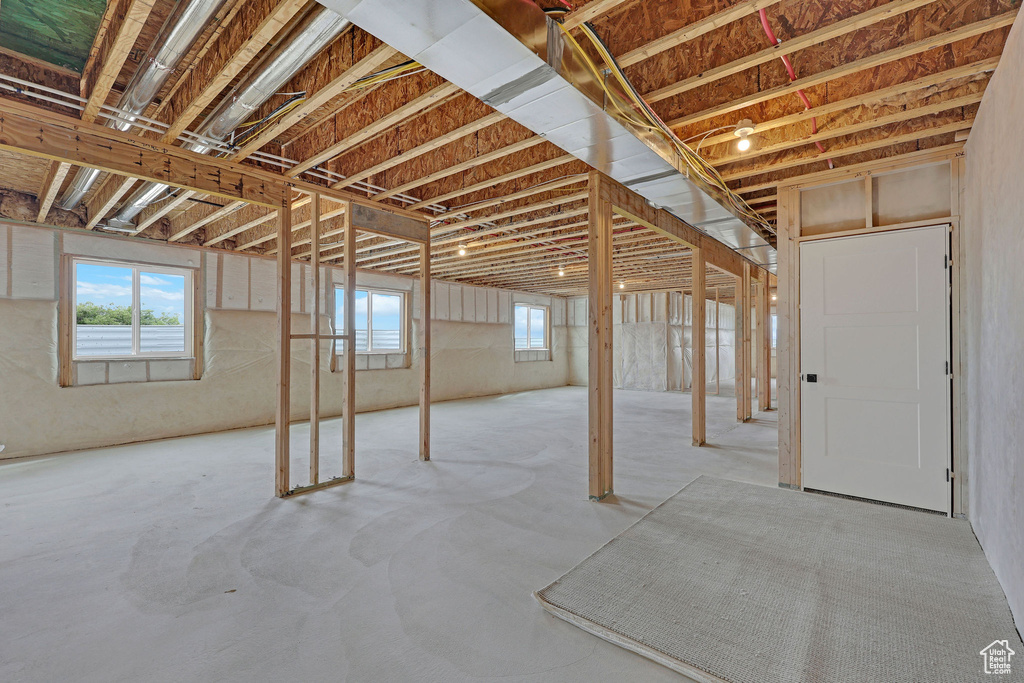 View of basement