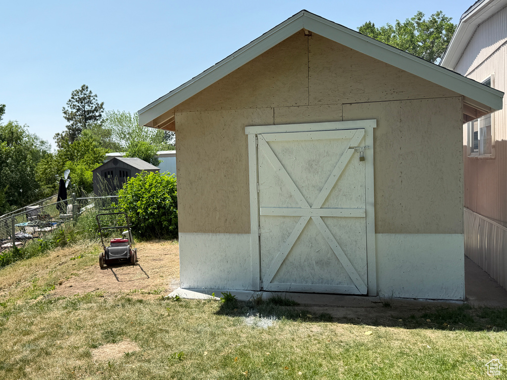 View of shed