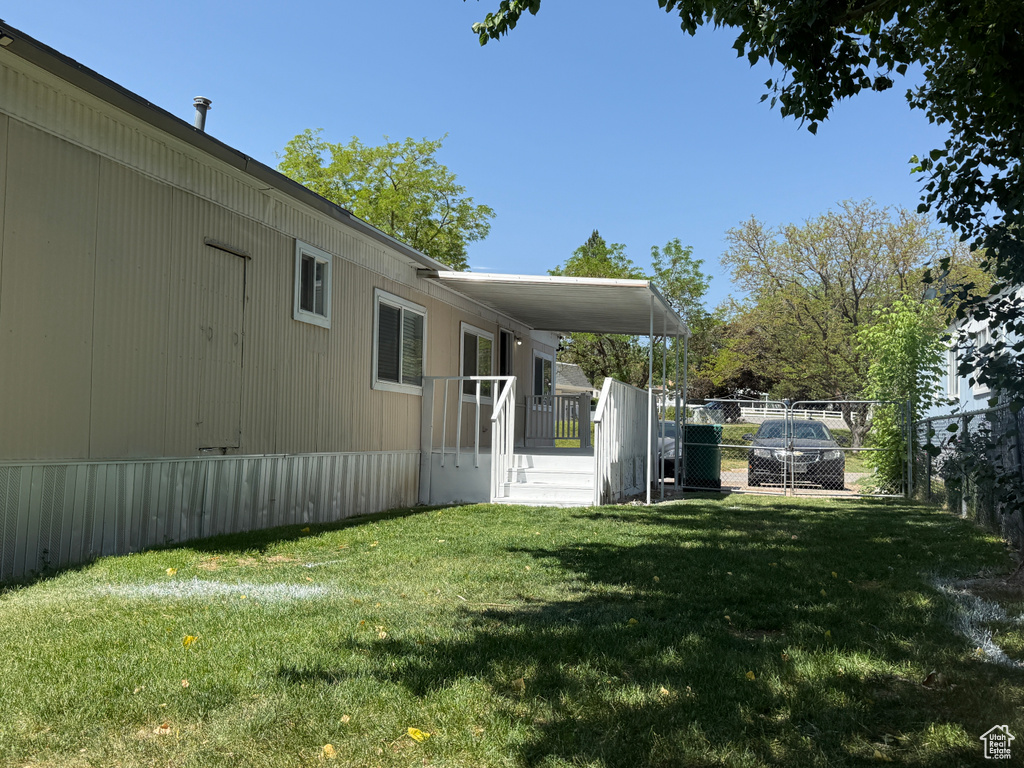 View of yard