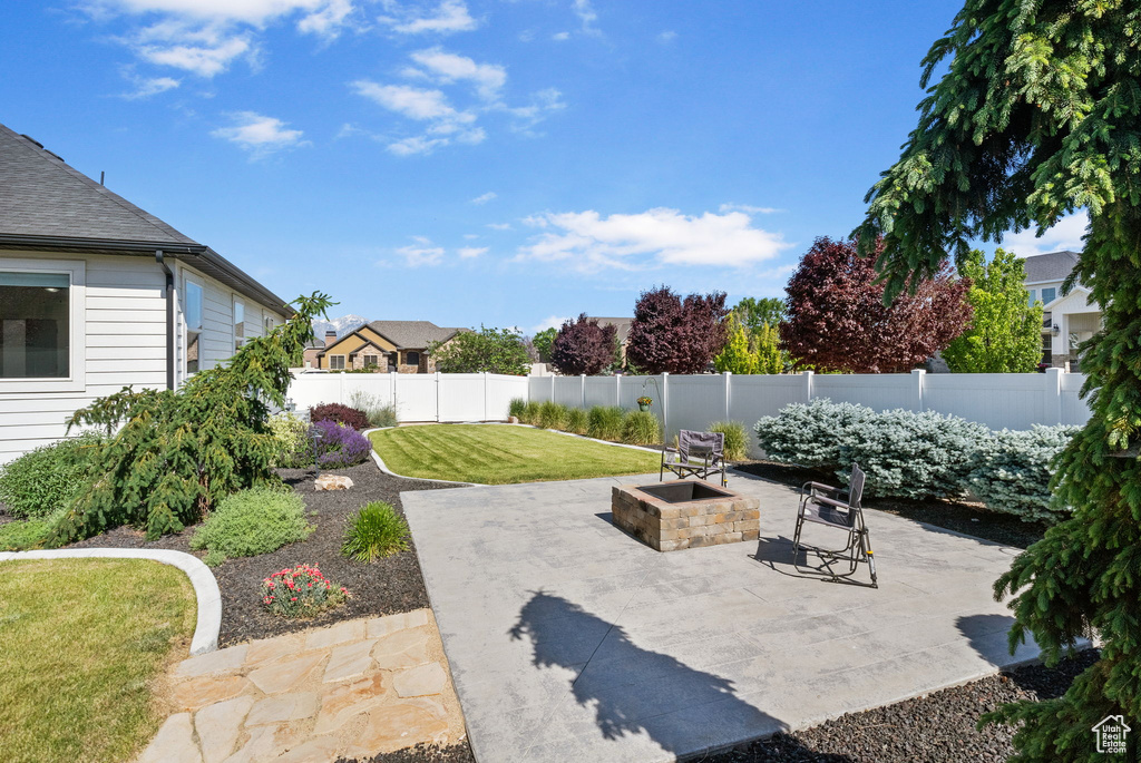 View of patio