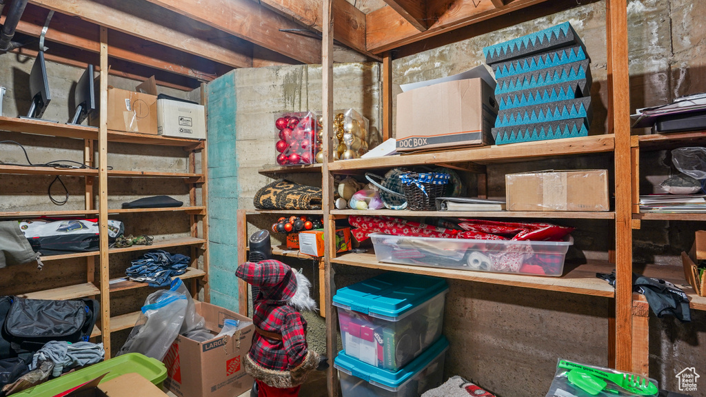 View of storage area