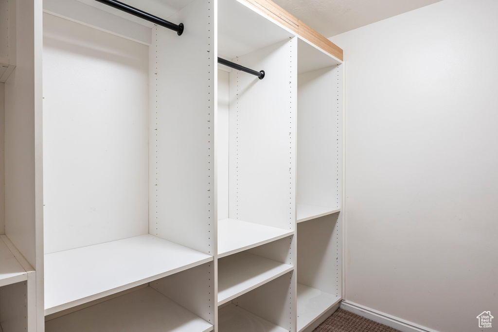 View of spacious closet