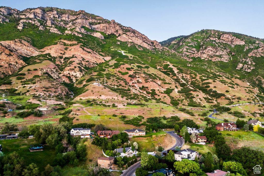View of property location with a mountain backdrop