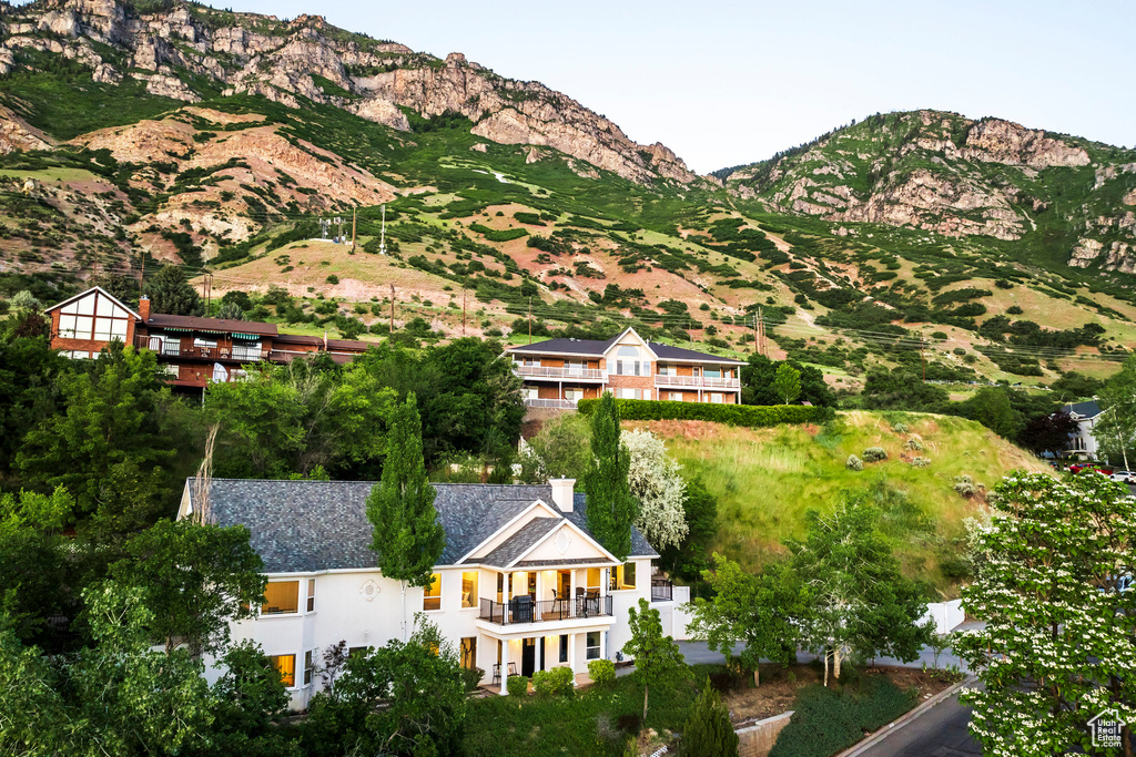 View of mountain backdrop