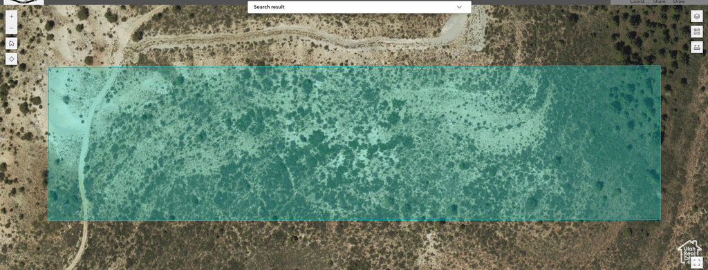 Map / location featuring property parcel outlined