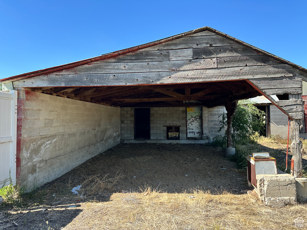 View of patio