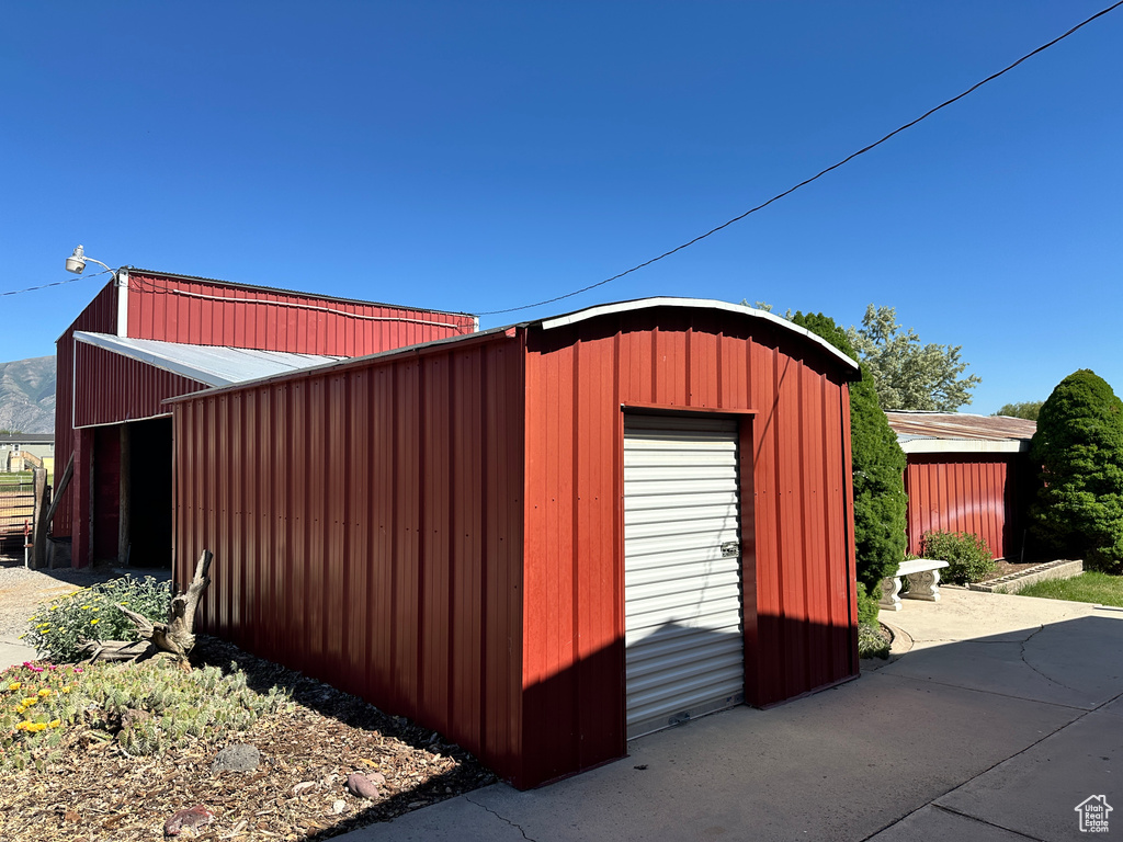 View of outdoor structure