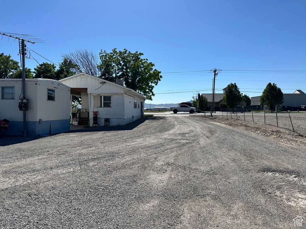 View of dirt / gravel road