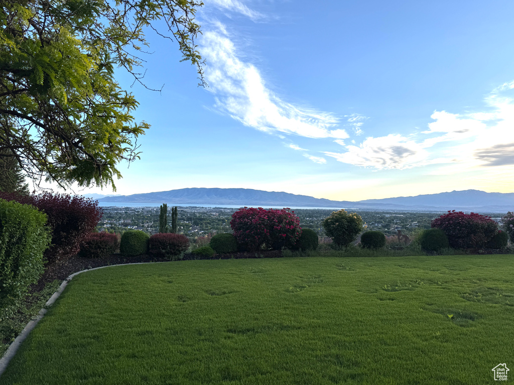 View of mountain backdrop