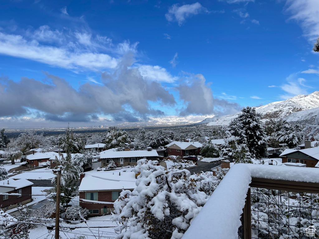 View of mountain backdrop