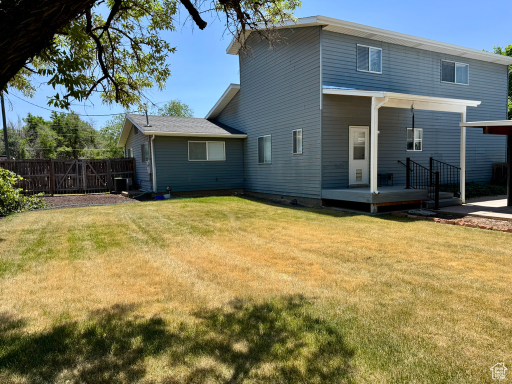View of back of house