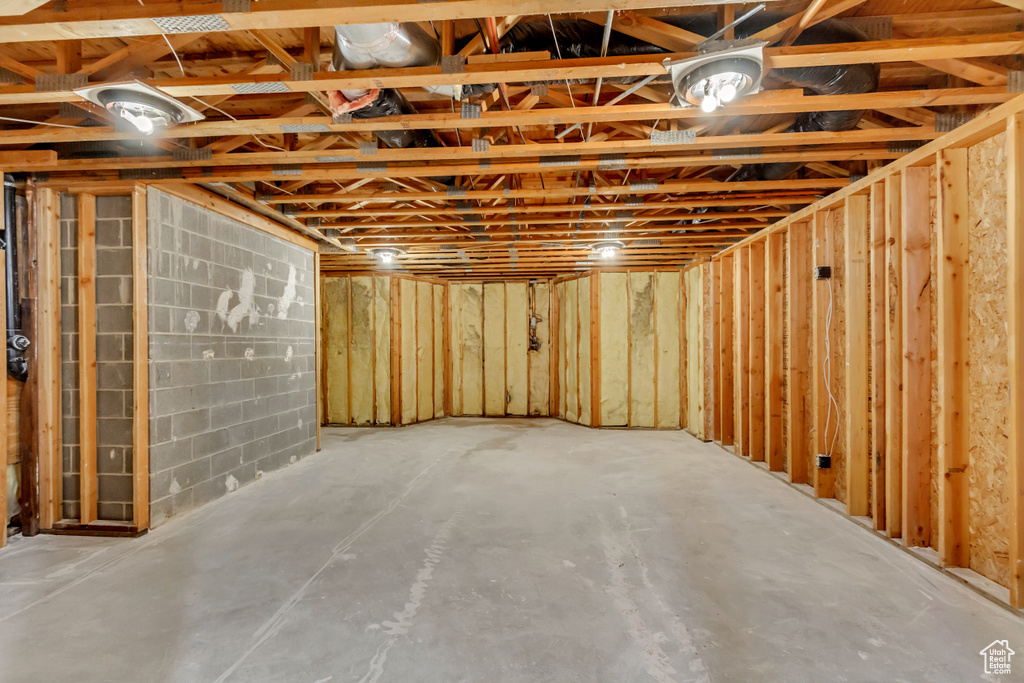 View of basement