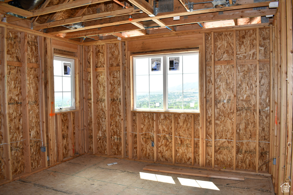 Misc room featuring healthy amount of natural light