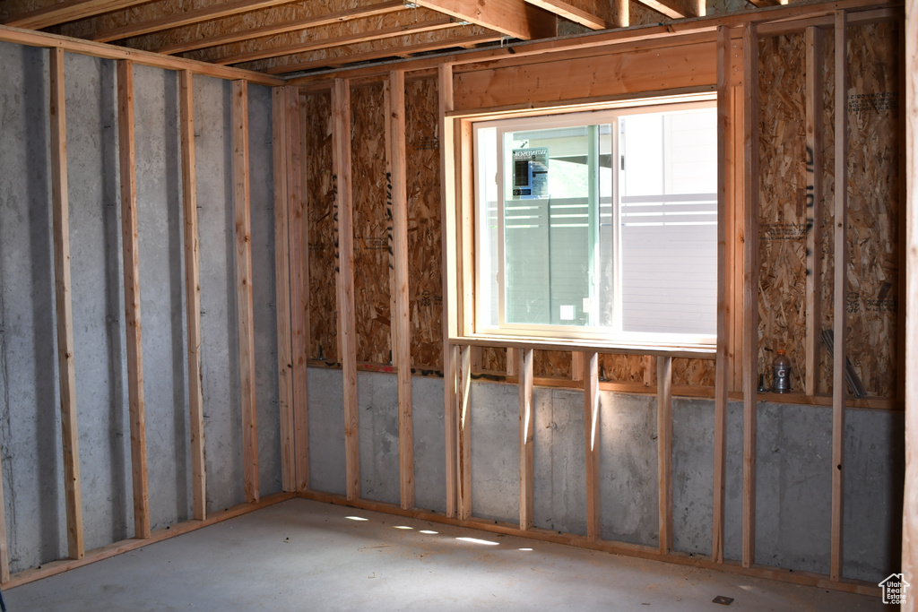View of basement