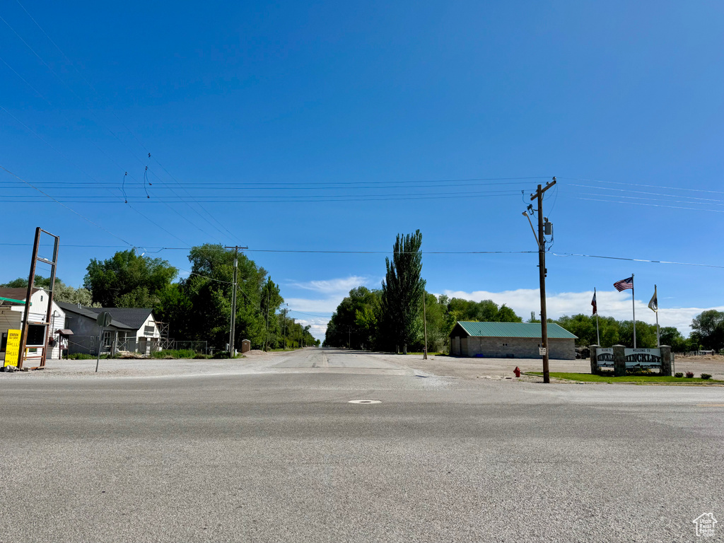 View of asphalt street