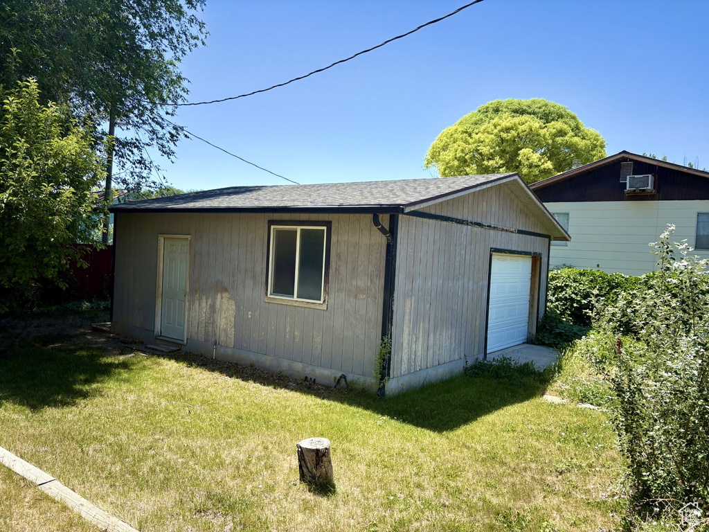 View of outbuilding