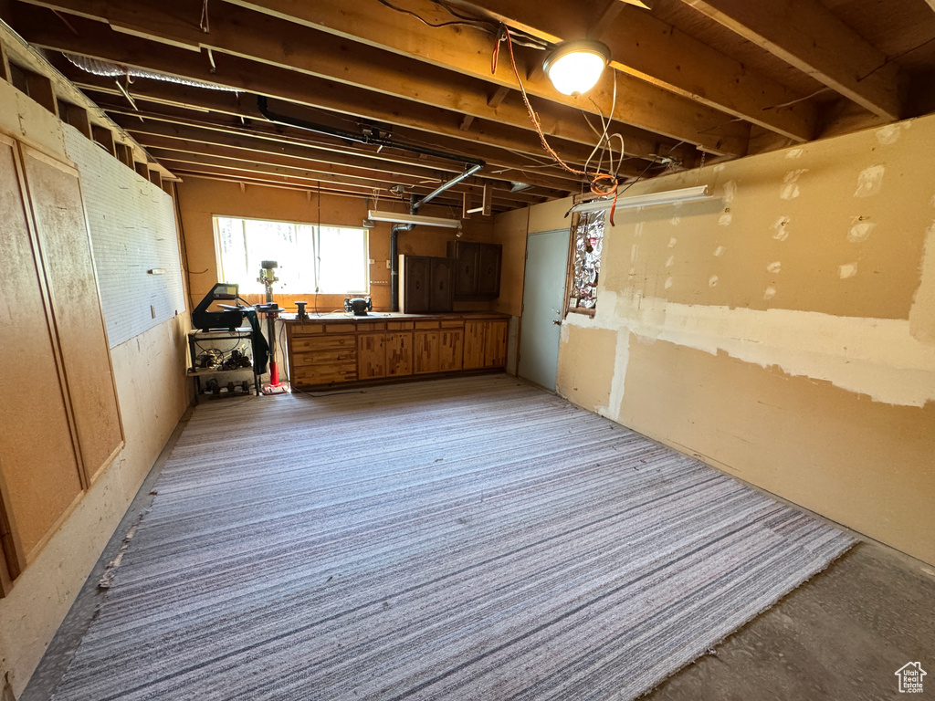 View of basement