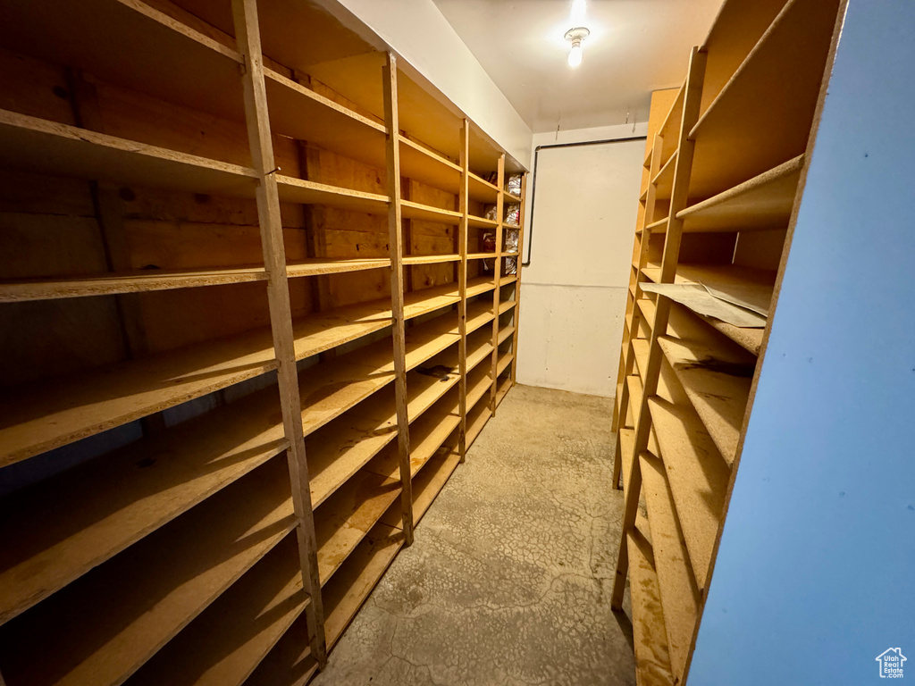 View of storage area