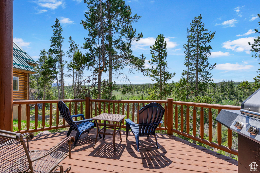 View of deck