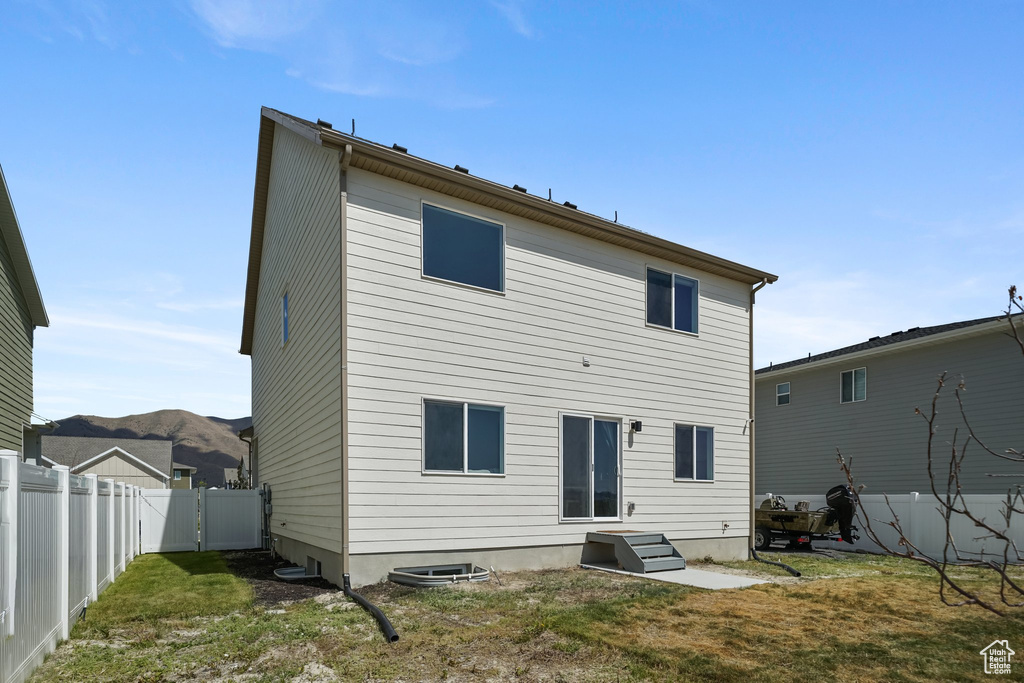 View of back of property